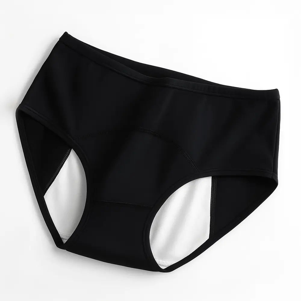 Black Extra Comfort Leakproof Underwear for bladder leaks