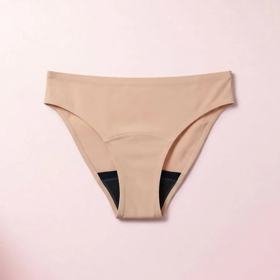 Beige Glow Fit Leakproof Underwear product view