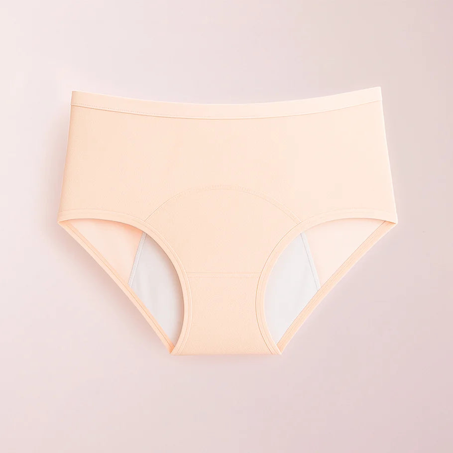 High Rise Leakproof Underwear (Beige)