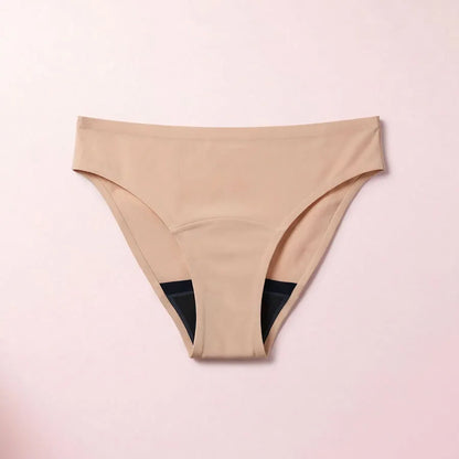 Beige Glow Fit Leakproof Underwear product view