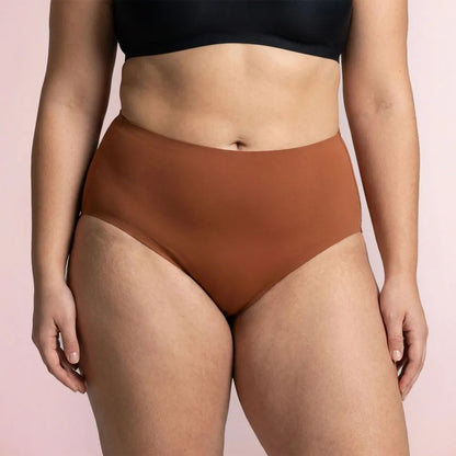 Woman wearing Silky Soft Leakproof Underwear for everyday leak protection