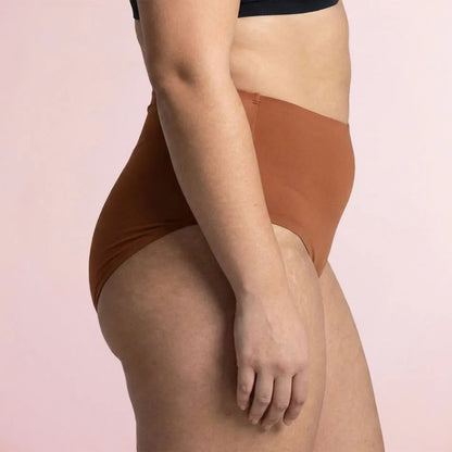 Side profile of Silky Soft Leakproof Underwear with discreet coverage