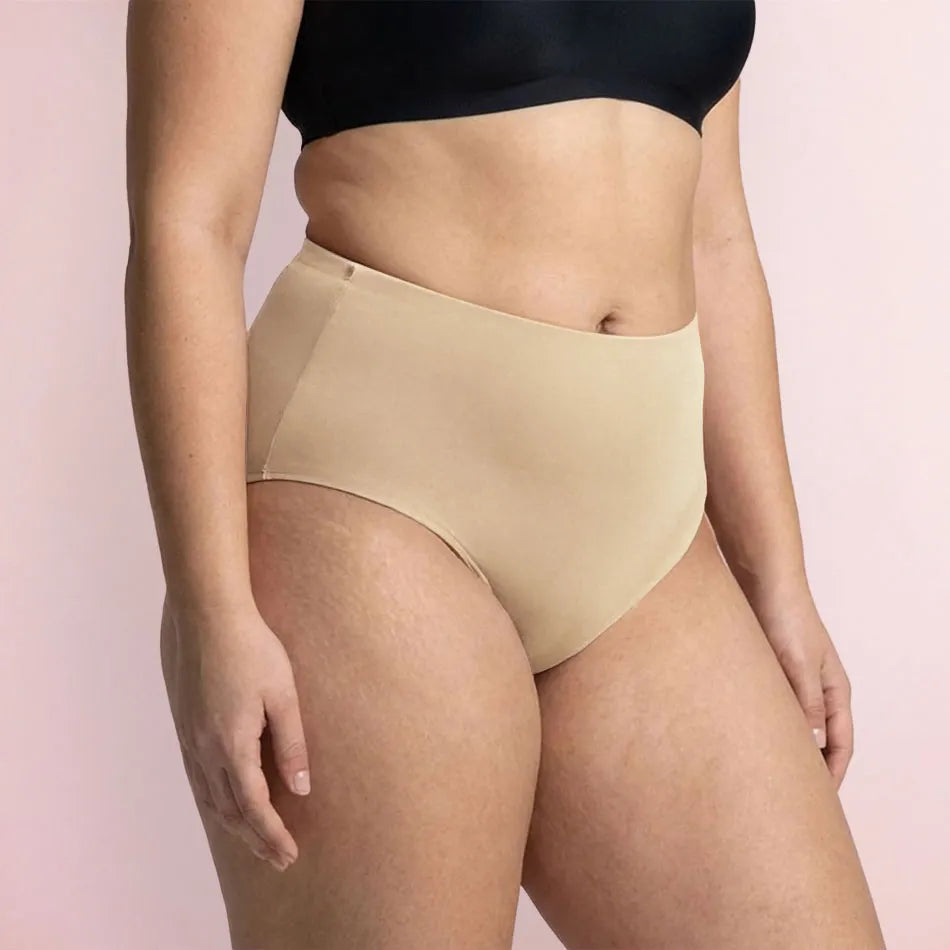Side view of Active Defence Leakproof Underwear with smooth seamless fit
