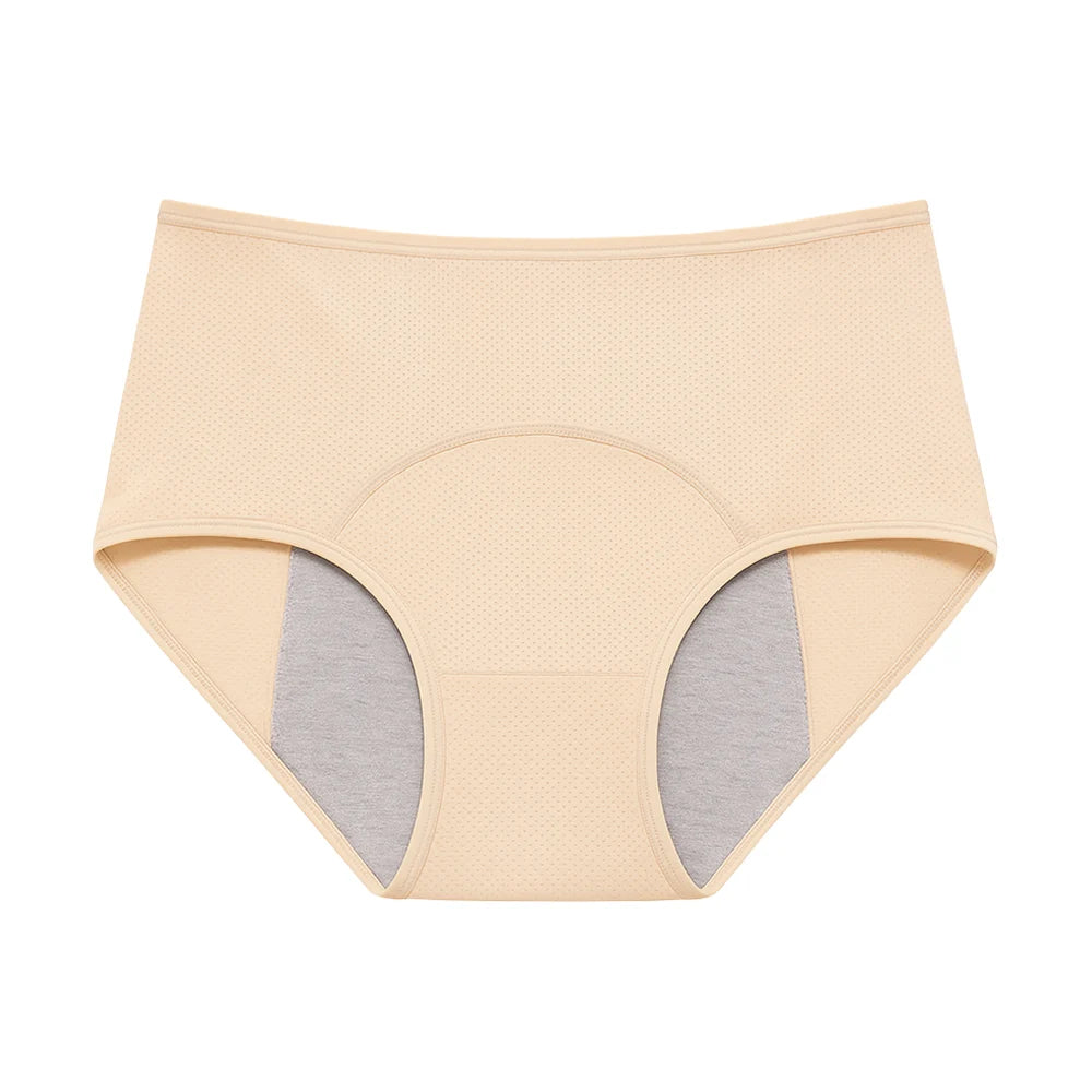 Beige Pure Ease Leakproof Underwear for invisible everyday wear