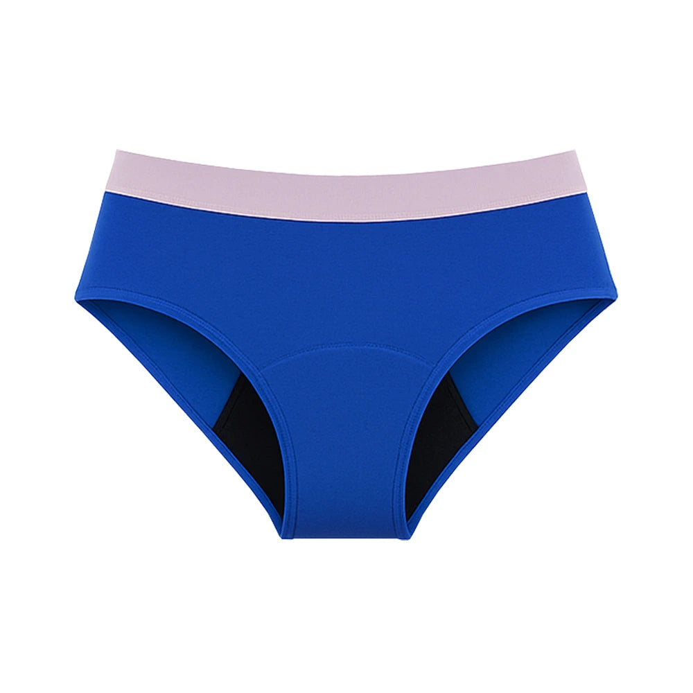 Blue Color Flex Leakproof Underwear with soft stretch fabric