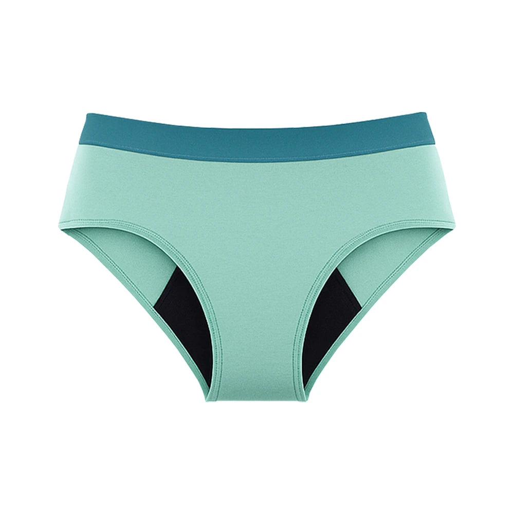 Teal Color Flex Leakproof Underwear with absorbent protection